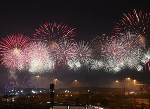 六盘水焰火晚会